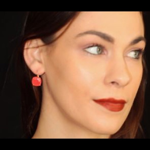 Kate Spade iridescent leverback earrings, silver - Picture 6 of 7